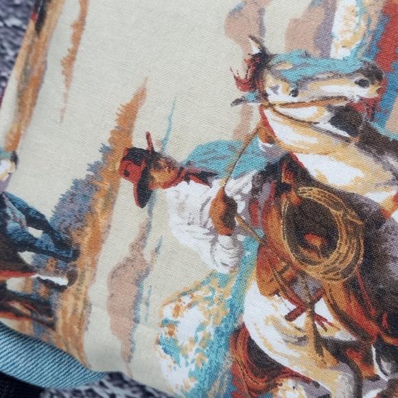 Reworked "Western Denim Cowboy" Benny Bag Messenger/Fanny Pack - Picture 6 of 10